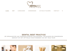 Tablet Screenshot of dentalbestpractice.nl